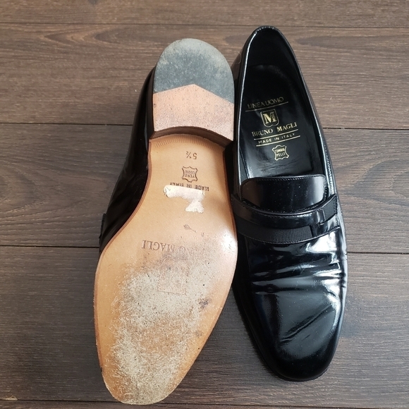 Bruno Magli Patent Leather Loafers - Picture 7 of 13